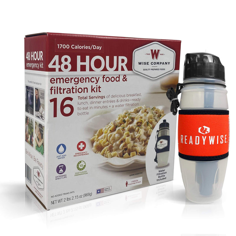 48 Hour Emergency Food & Filtration Kit