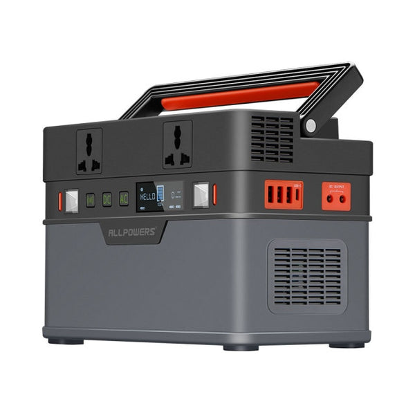 S 500W Portable Generator 606Wh / 164000mAh Power Station Emergency Power Supply